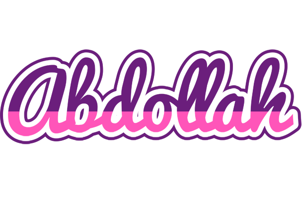 Abdollah cheerful logo