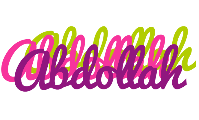 Abdollah flowers logo