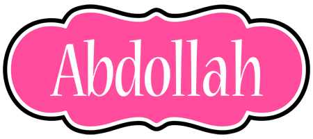 Abdollah invitation logo