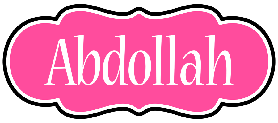 Abdollah invitation logo