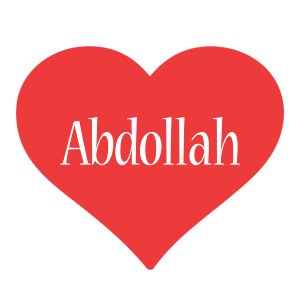 Abdollah love logo