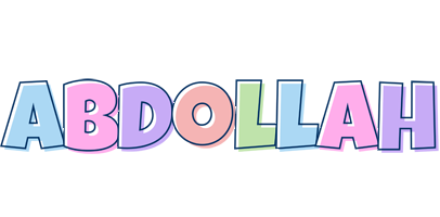 Abdollah pastel logo