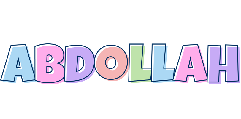 Abdollah pastel logo
