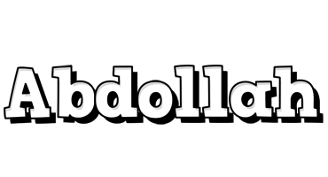 Abdollah snowing logo