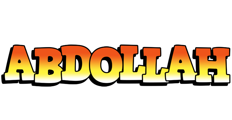 Abdollah sunset logo