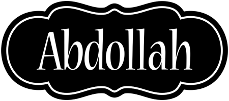 Abdollah welcome logo