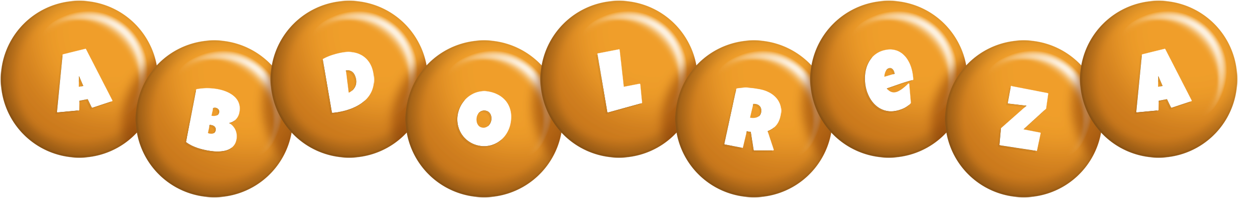Abdolreza candy-orange logo
