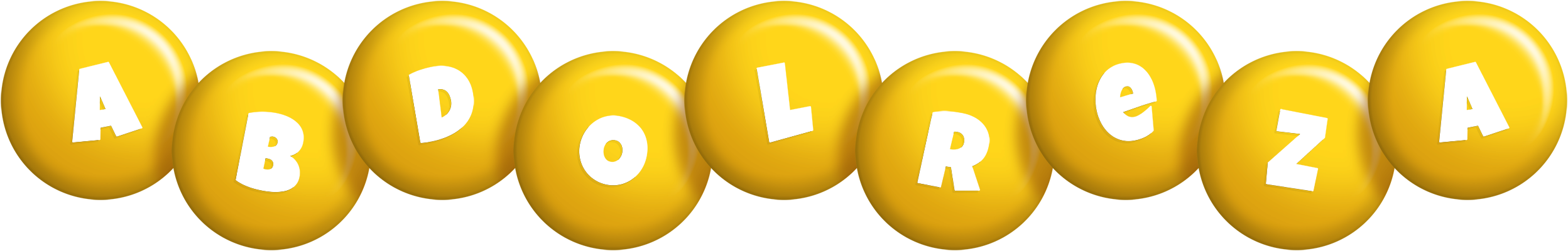 Abdolreza candy-yellow logo