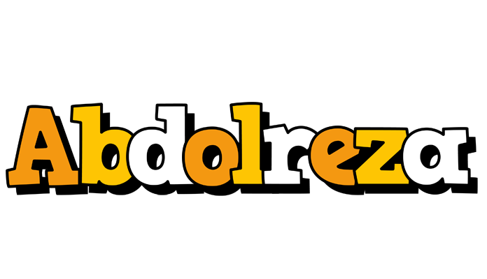 Abdolreza cartoon logo