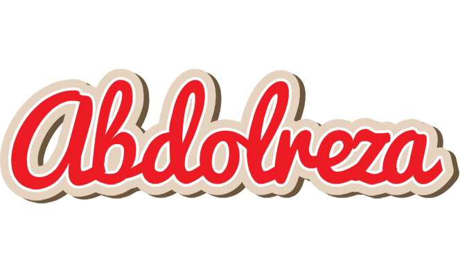 Abdolreza chocolate logo