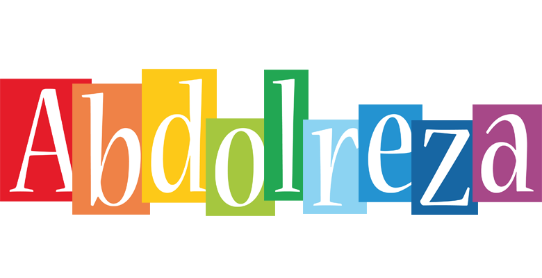 Abdolreza colors logo
