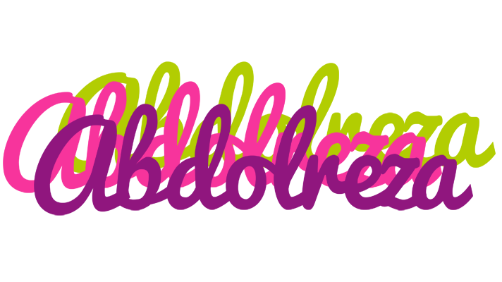 Abdolreza flowers logo