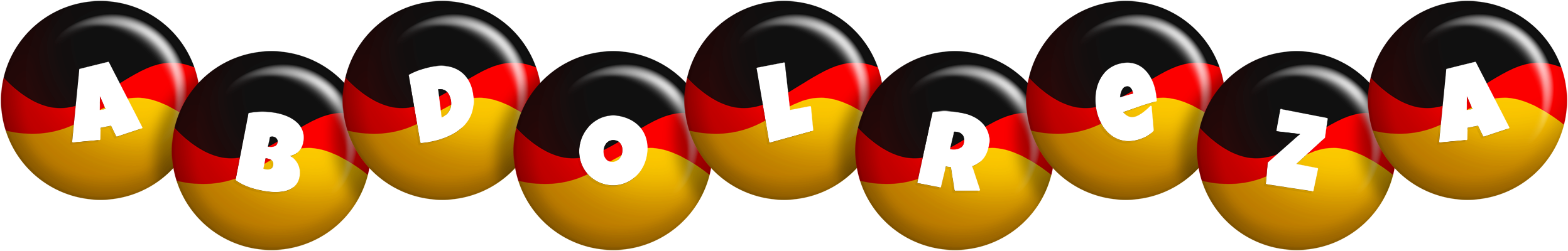 Abdolreza german logo
