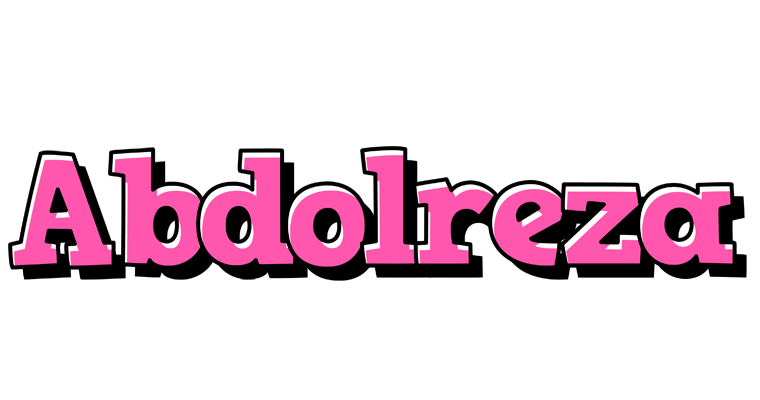 Abdolreza girlish logo