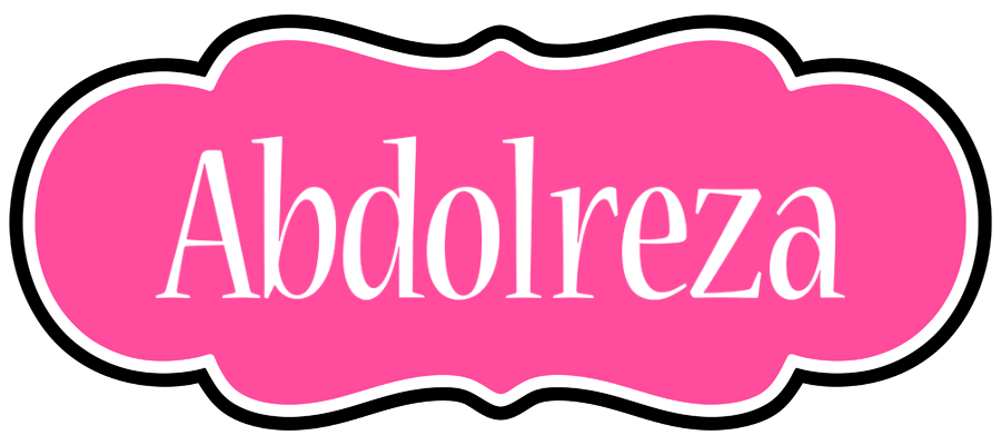 Abdolreza invitation logo