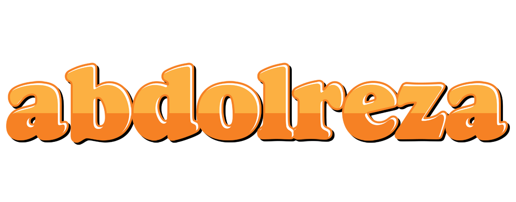 Abdolreza orange logo