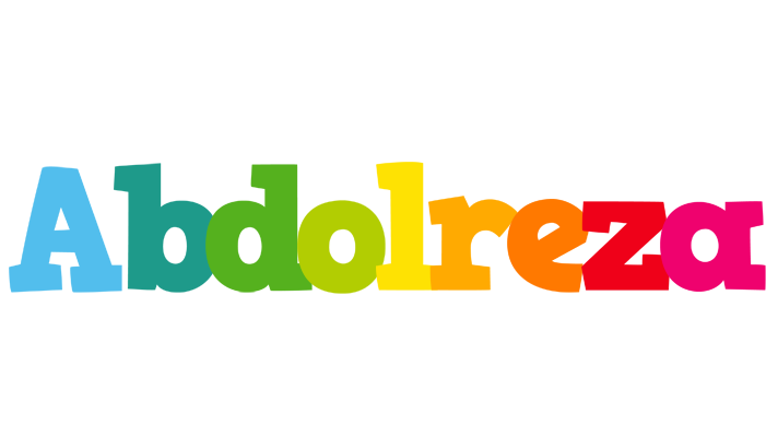 Abdolreza rainbows logo