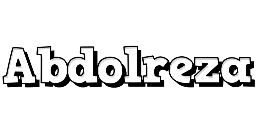 Abdolreza snowing logo