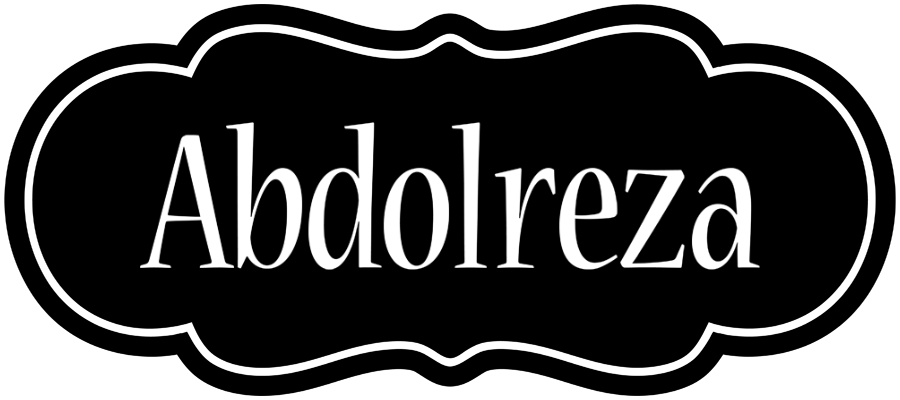 Abdolreza welcome logo