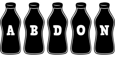 Abdon bottle logo