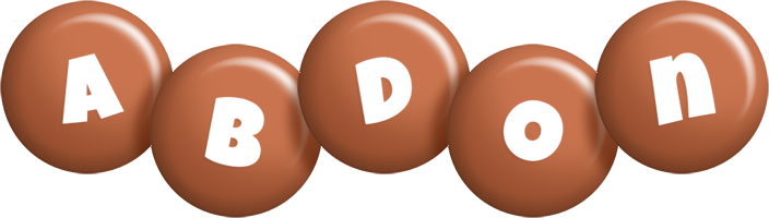 Abdon candy-brown logo