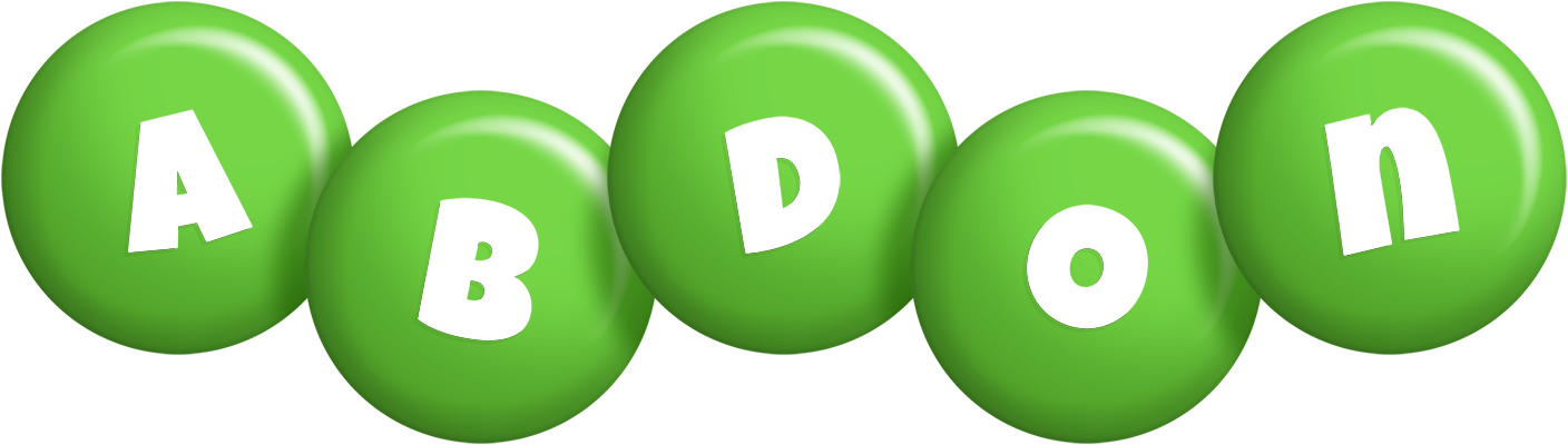 Abdon candy-green logo