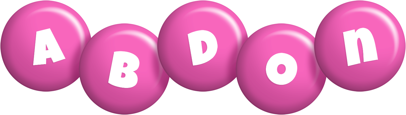 Abdon candy-pink logo