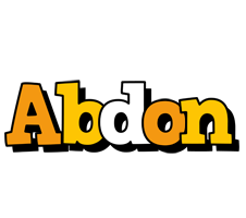 Abdon cartoon logo