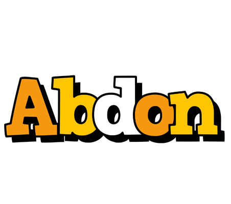 Abdon cartoon logo