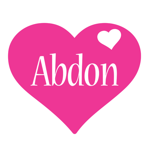 Abdon love-heart logo