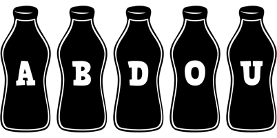 Abdou bottle logo