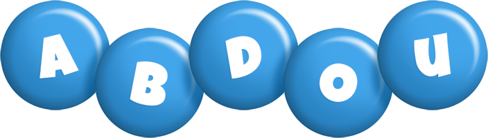 Abdou candy-blue logo