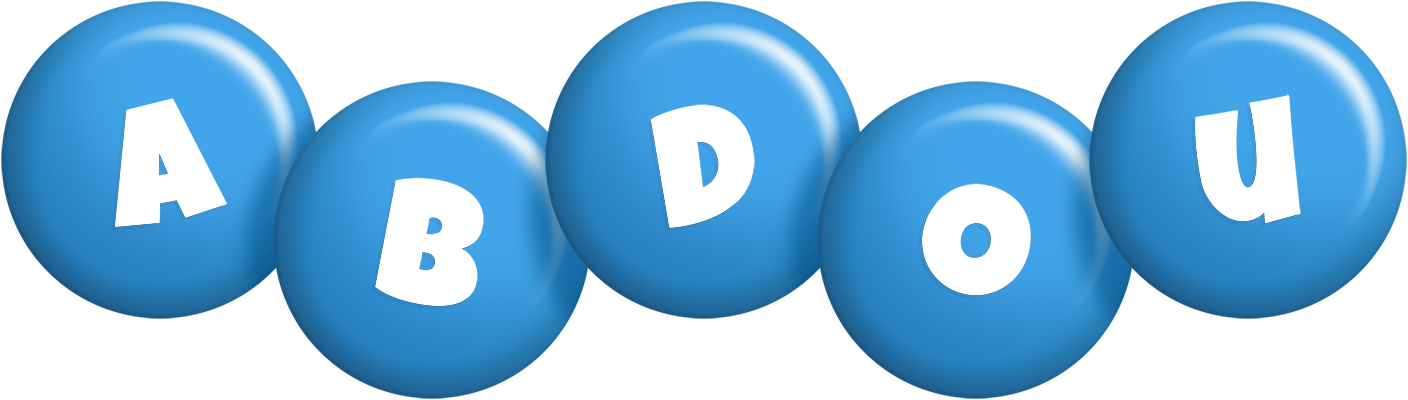 Abdou candy-blue logo