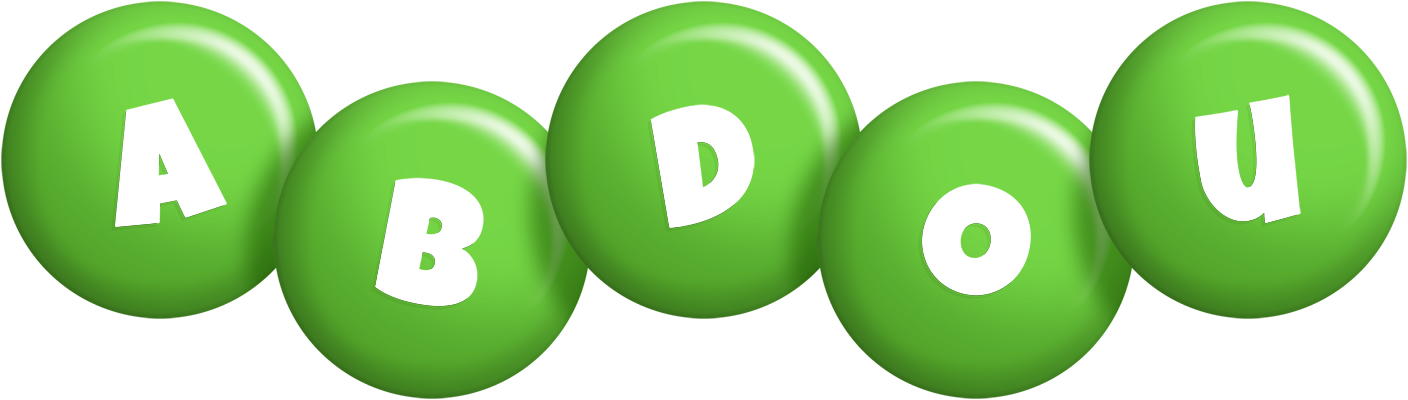 Abdou candy-green logo