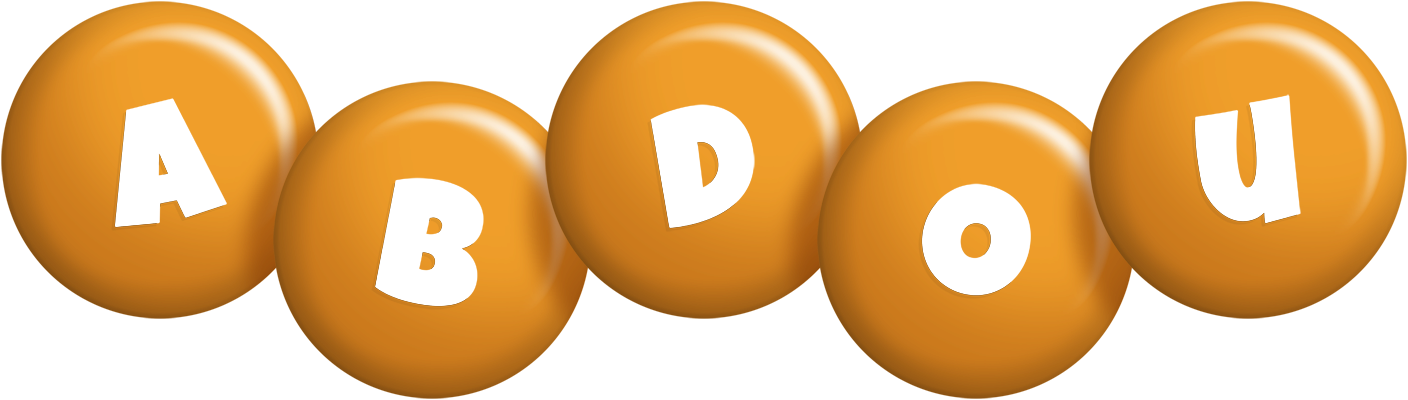 Abdou candy-orange logo