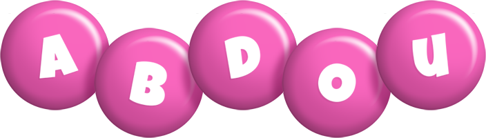 Abdou candy-pink logo