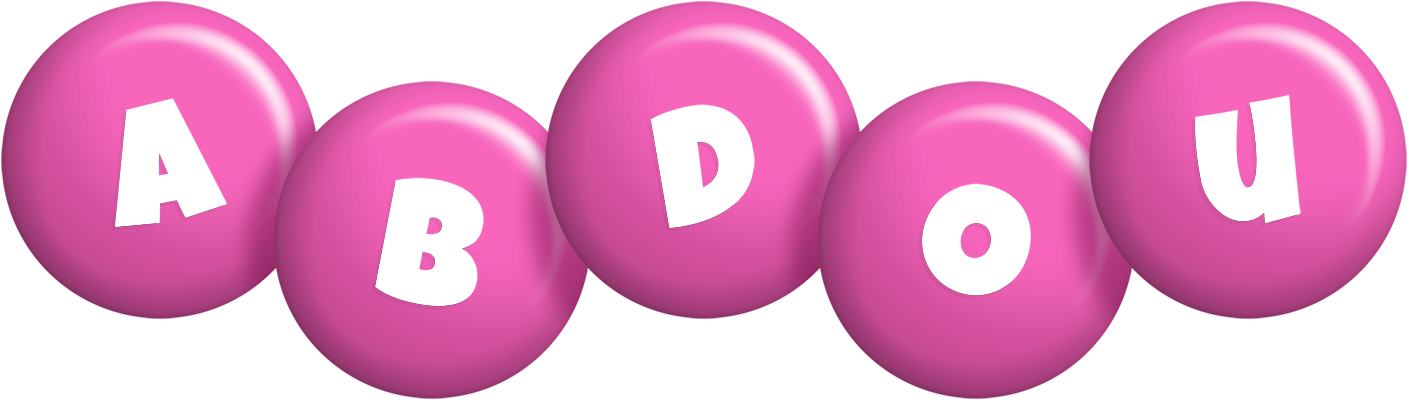 Abdou candy-pink logo
