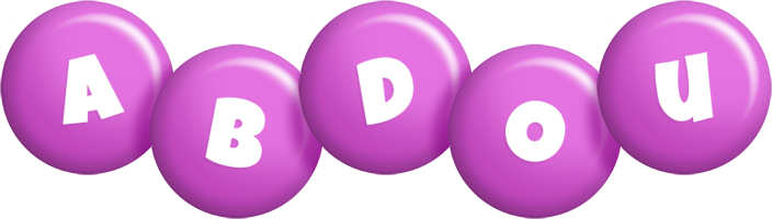 Abdou candy-purple logo