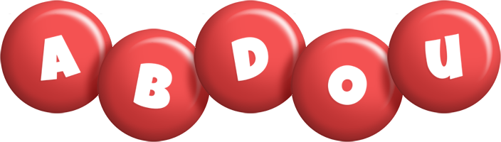 Abdou candy-red logo