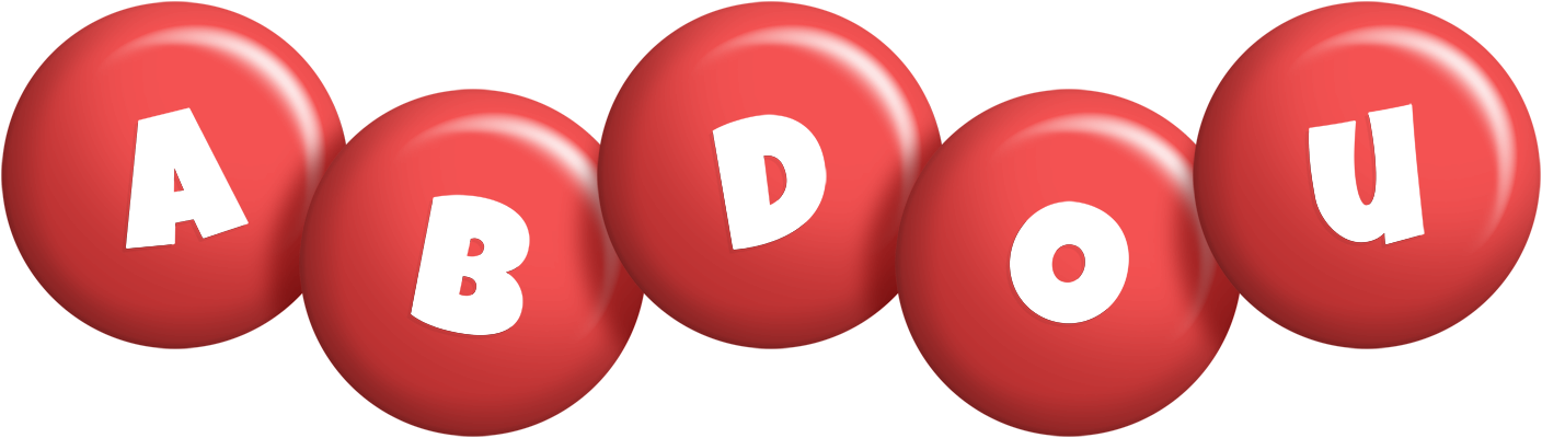 Abdou candy-red logo