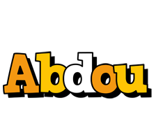Abdou cartoon logo