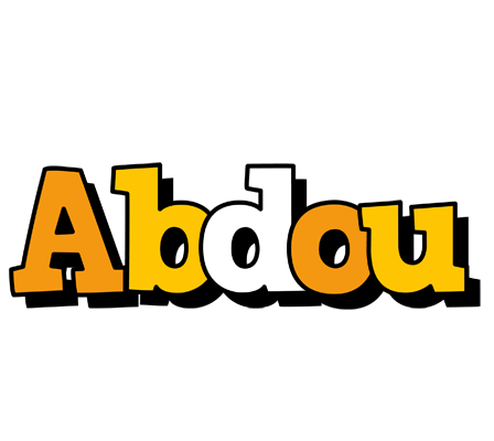 Abdou cartoon logo
