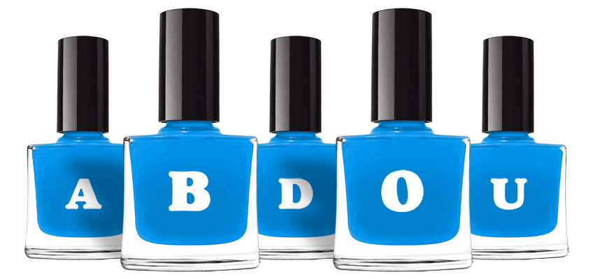 Abdou glossy logo