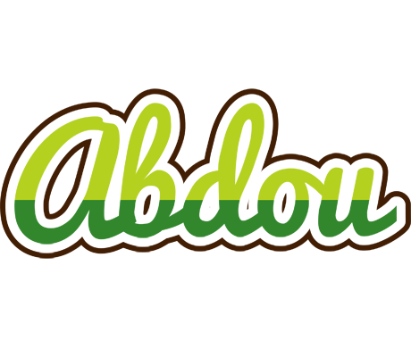 Abdou golfing logo