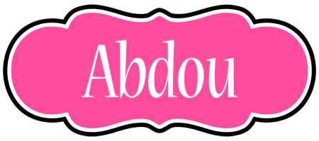 Abdou invitation logo