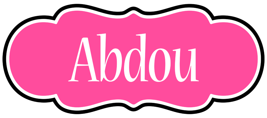 Abdou invitation logo