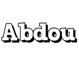 Abdou snowing logo