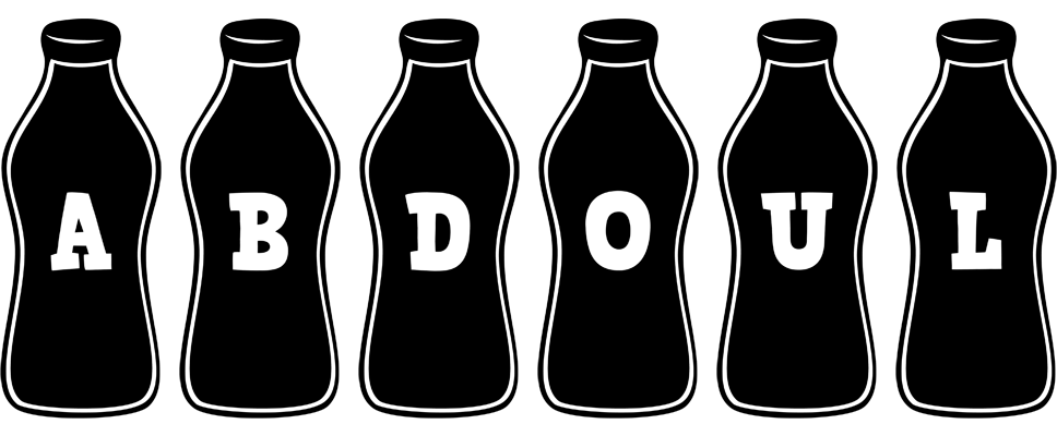 Abdoul bottle logo