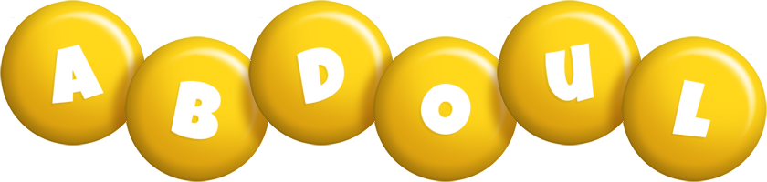 Abdoul candy-yellow logo