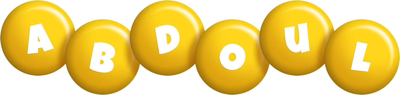 Abdoul candy-yellow logo